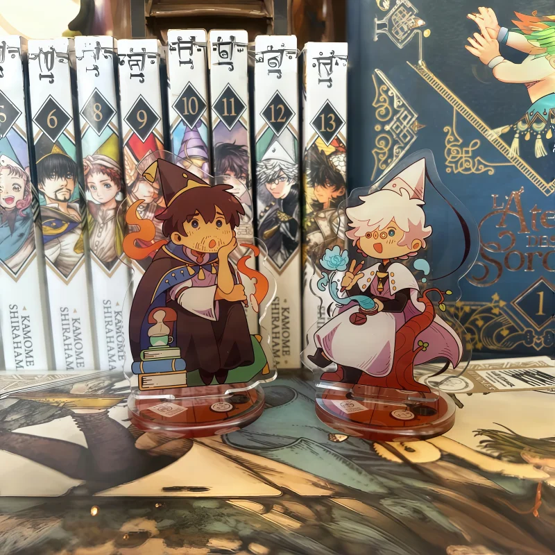Witch Hat Atelier Acrylic Stand Coco Agott Arklaum Olruggio Anime Peripheral Cosplay Accessory Custom Festival Collectible Gift