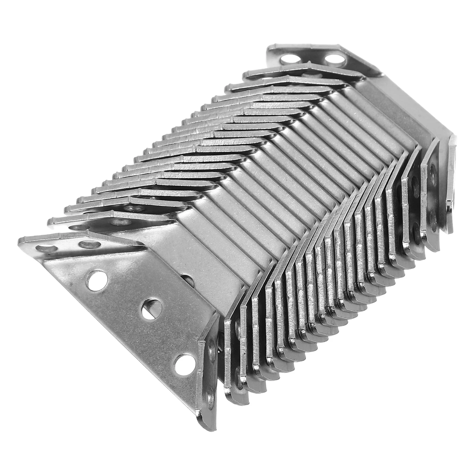 

1 комплект, угловые кронштейны для мебели из нержавеющей стали, сверхмощный трехсторонний дизайн, опора для полки, соединитель для деревянной рамы