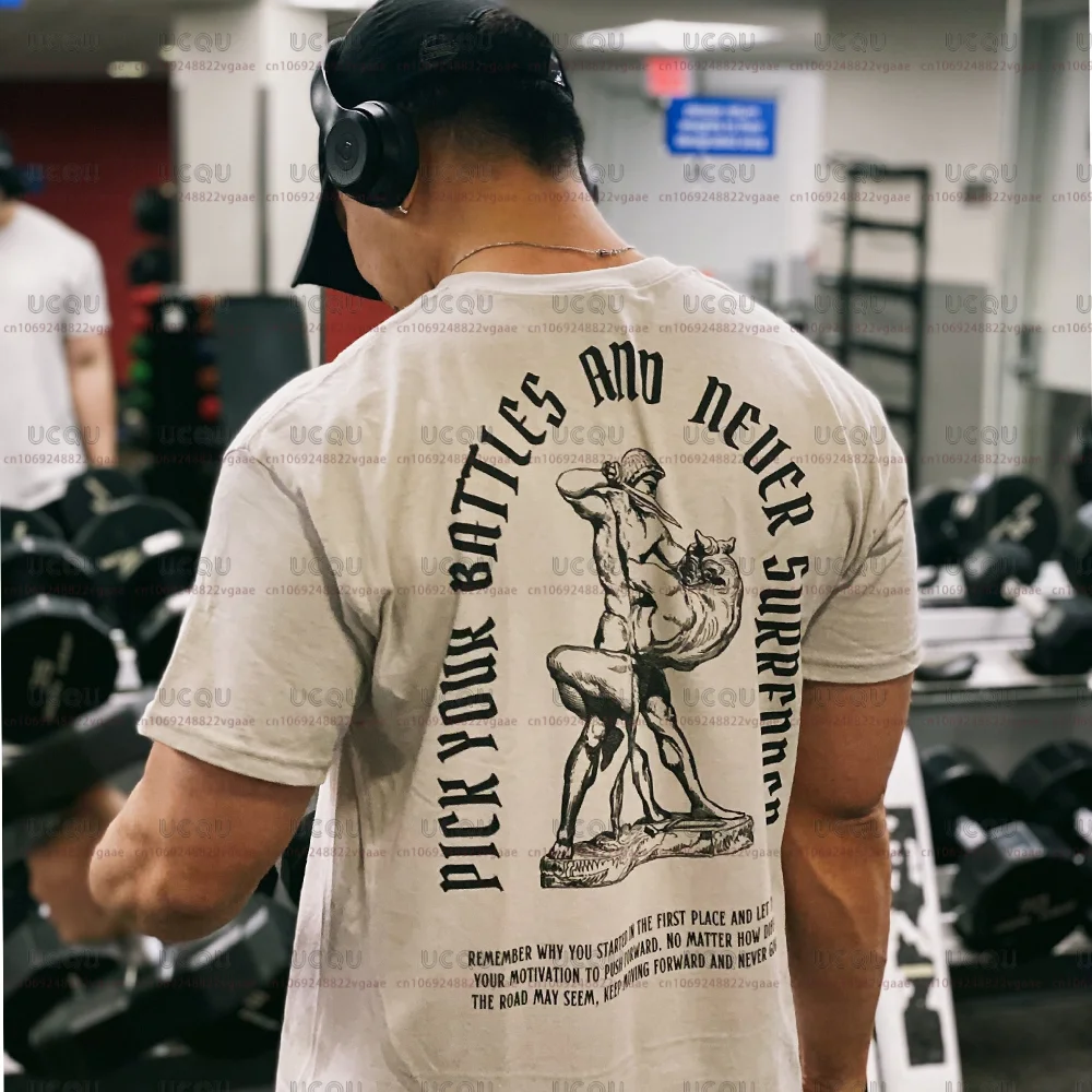 

Men Boy Tee Male Workout Gym T Shirt Vest Fitness Clothes Casual Adult Sport Bodybuilding Weightlifting Cotton Gift Top New