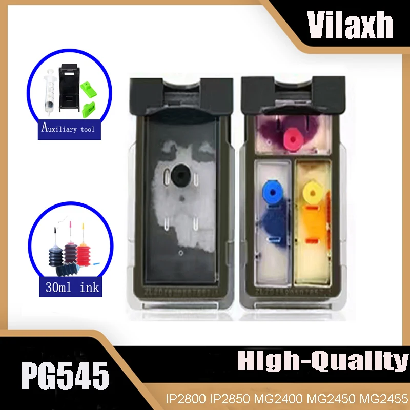 Vilaxh PG545XL CL545 XL PG545 CL546 Ink Cartridge Replacement For Canon IP2800 IP2850 MG2400 MG2450 MG2455 Printers