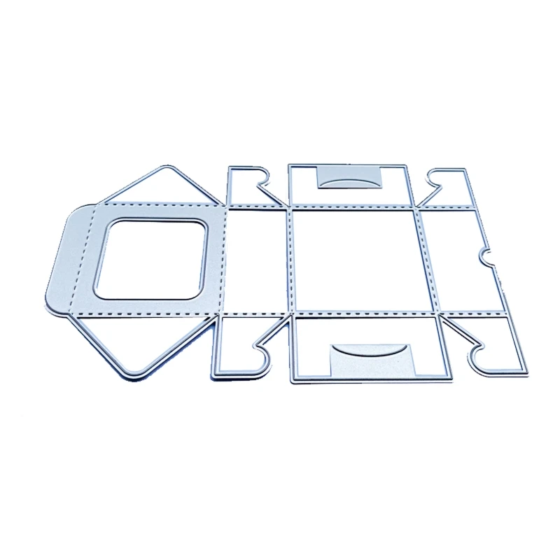Matrices Découpe Métal 3D Creuses Carrées - Set Scrapbooking Et Embellissement