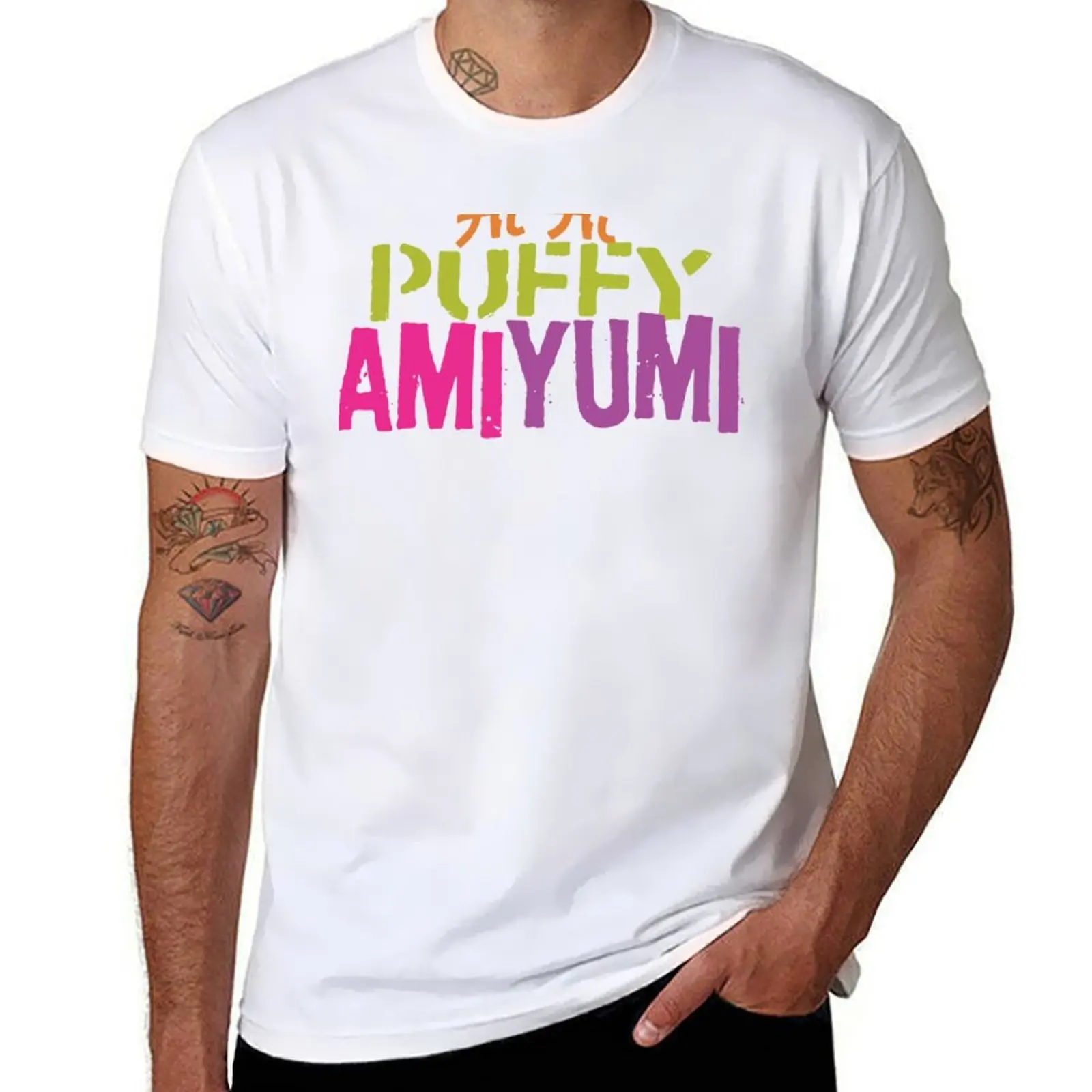 

Puffy AmiYumi logo T-Shirt t shirts for man cotton man t shirt heavy cotton T-Shirt