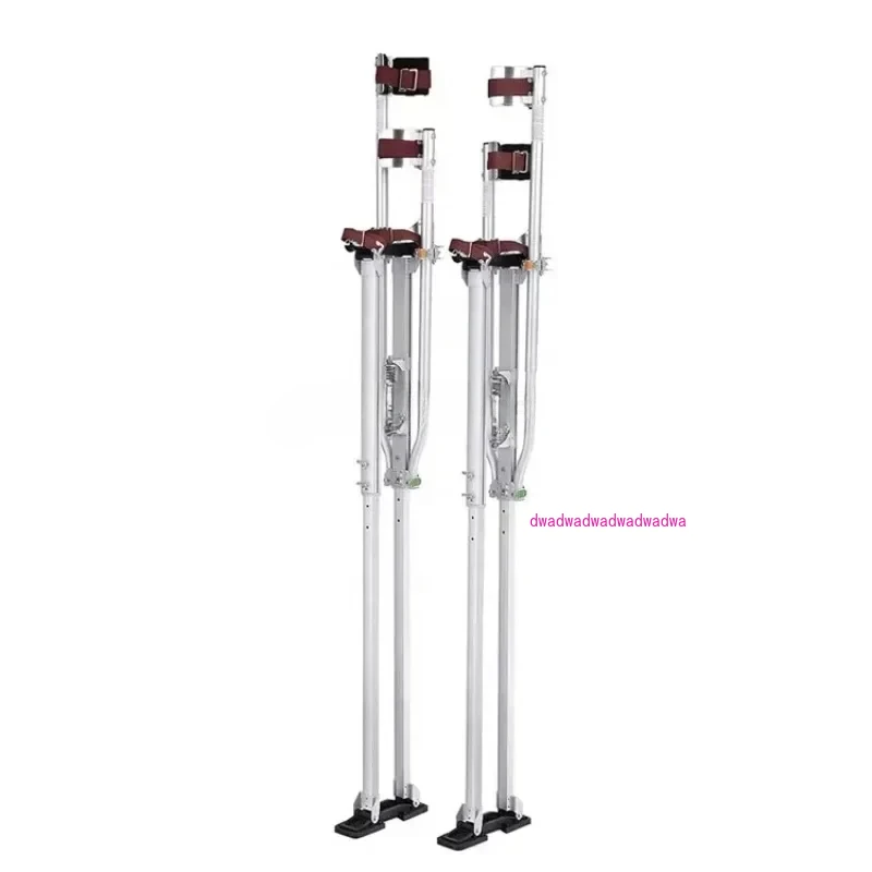 Durable Aluminum Drywall Stilts Height Adjustable 48 to 64 Inch Lifts Tool for Sheetrock Painting Plastering or Cleaning