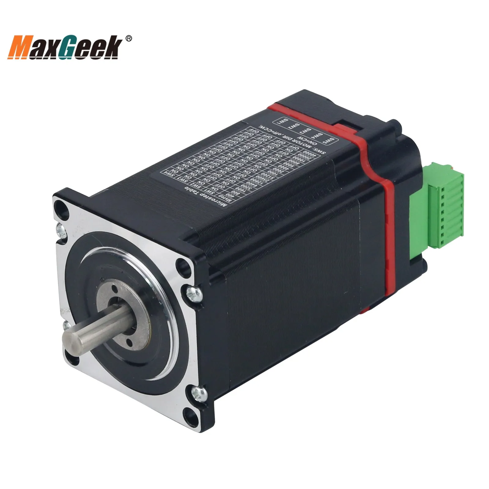 Maxgeek 57-56 Integrated Nema 23 Closed Loop Stepper Motor Stepping Motor and Driver in One for CNC Machines