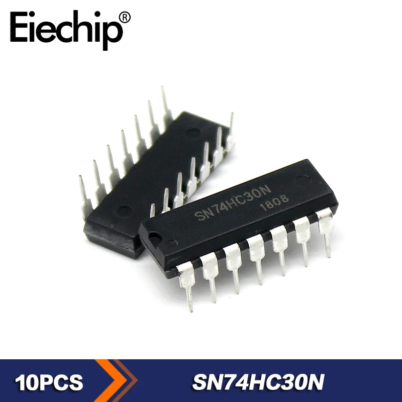 10PCS SN74HC30N 74HC30 DIP-14 New original logic ICs Integrated circuit 8-input NAND gate