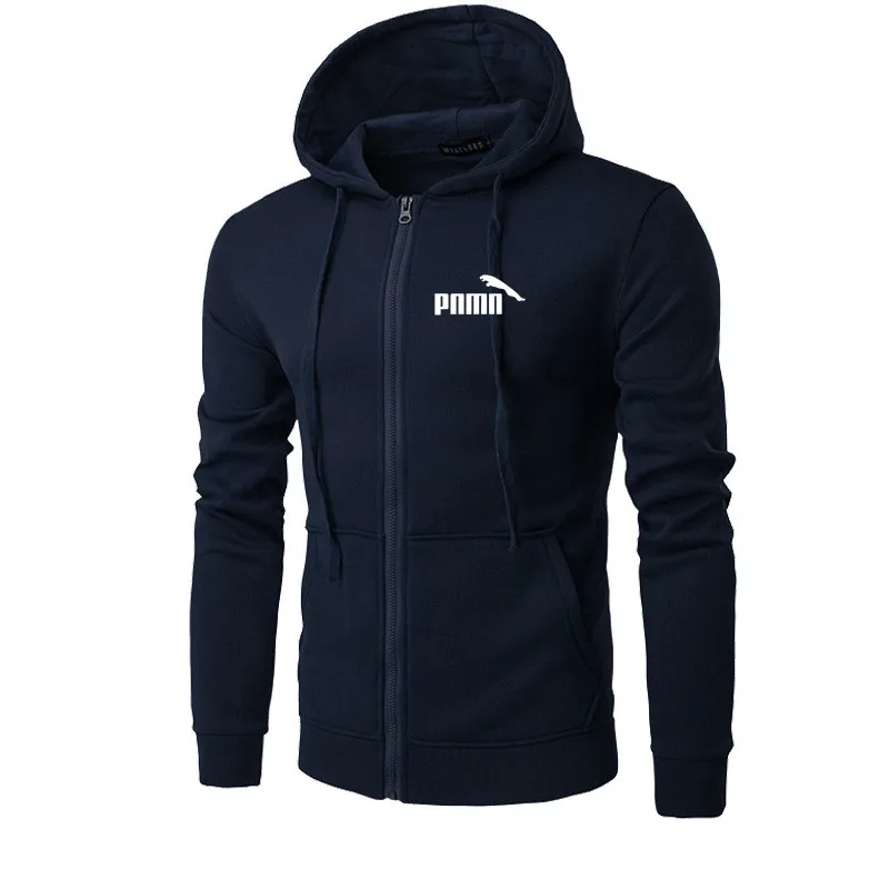 Autumn Men Sweatshirts Long Sleeve Jacket Hoodie Zipper Closure Jacket Male Hoodies Sweatshirt Slim Fit Male Clothing - Image 4
