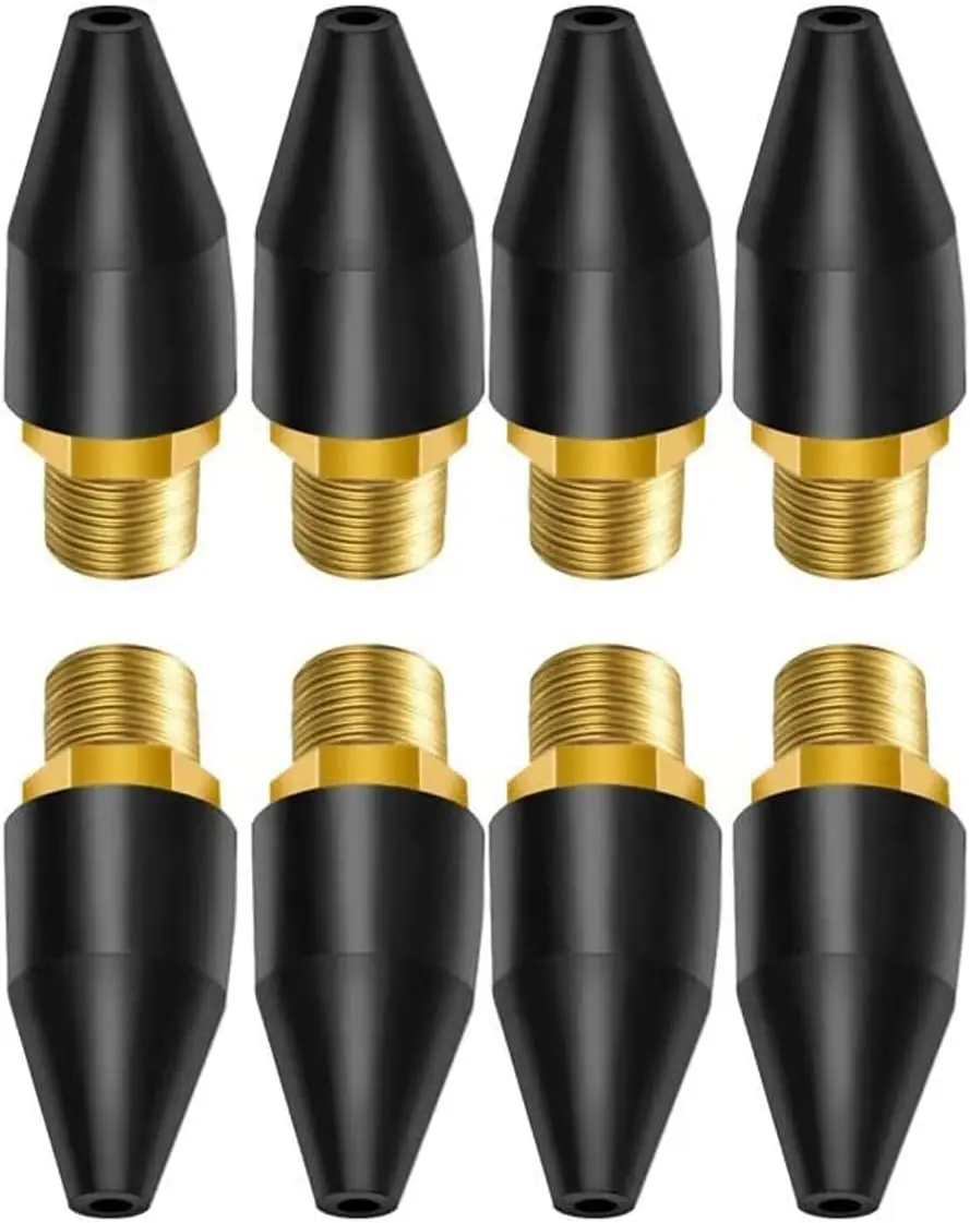 

8PCS Black Rubber Air Tool For Air Nozzle Tip, Blow Gun Rubber Tip For Air Tool, Parts Nozzle For Blow Guns Tool