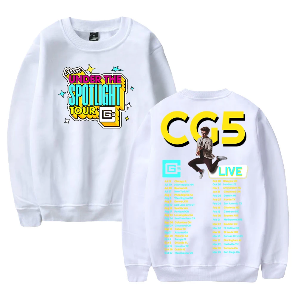 CG5 Merch Under The Spotlight Tour 2025 Crewneck Long Sleeve Streetwear Women Men Sweatshirt Trendy Outfits
