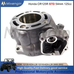 Hot selling Dirt Bike Ceramic cylinder block For Honda CR125R STD 54mm 125cc  2000-2002 12110-KZ4-L20 Motorcycle Engine Parts