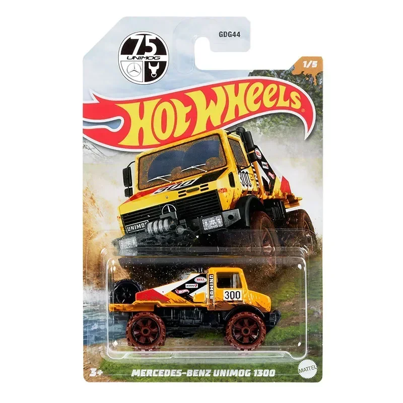 Carro original hot wheels diecast 1/64 gdg44 mercedes veículo fora de carga jeepster comando brinquedos para meninos crianças coleção presente