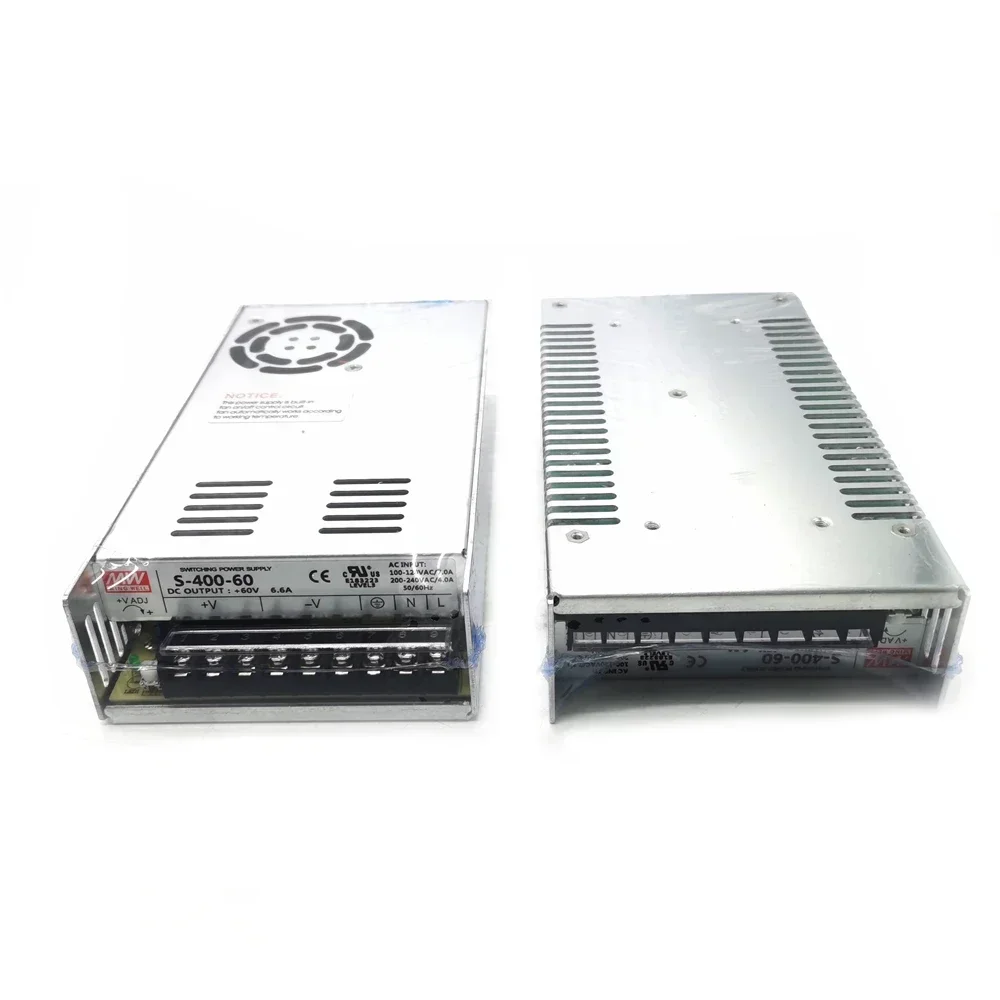 Stepper Motor Switch Power Supply 400W 60V AC 220V 110V To DC 48V 6.5A with Cooling Fan for CNC Router