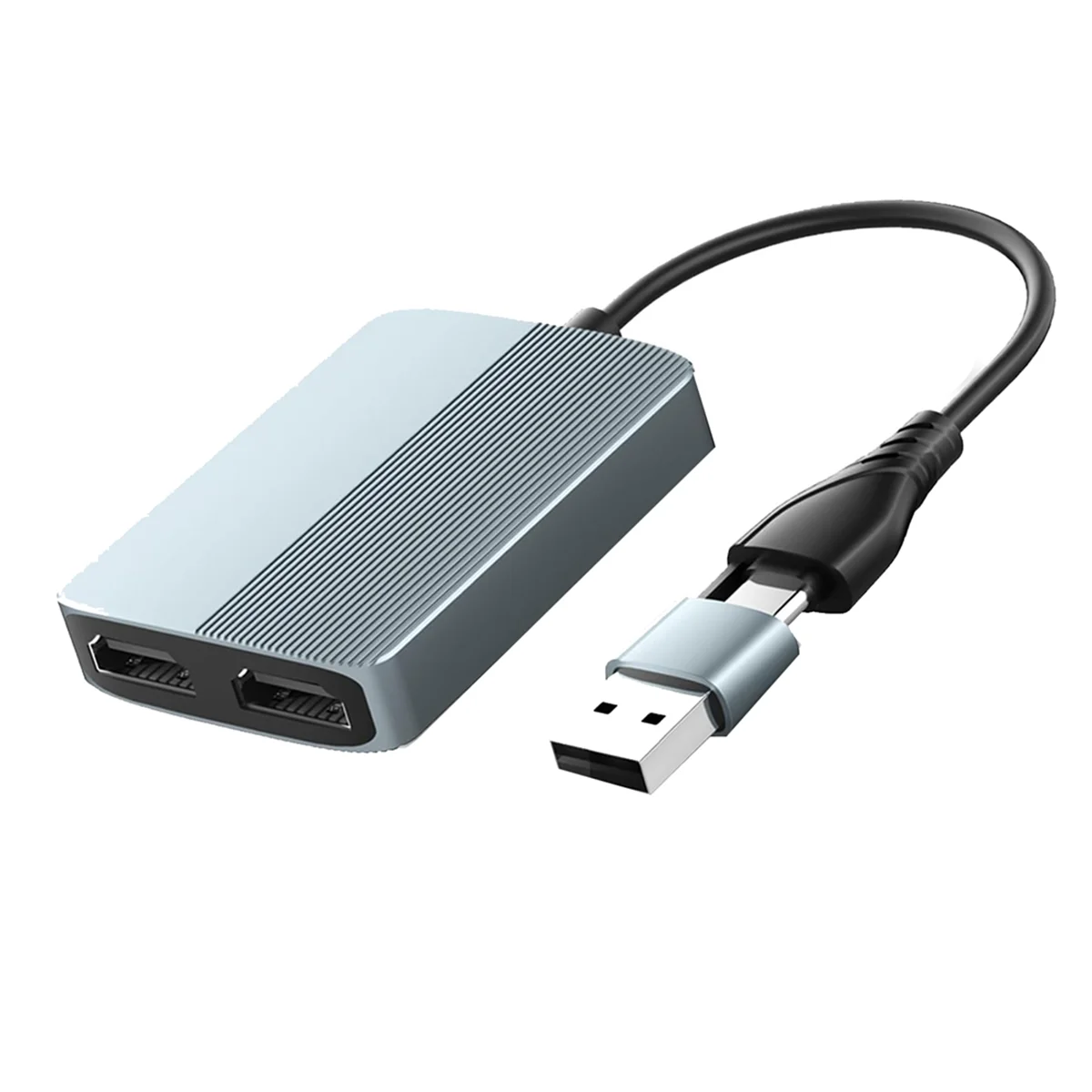 USB 3.0 to Dual HDMI-Compatible Adapter for 2 Monitor,1080p Dual Monitor Adapter,Split Extend Splitter Extended Display