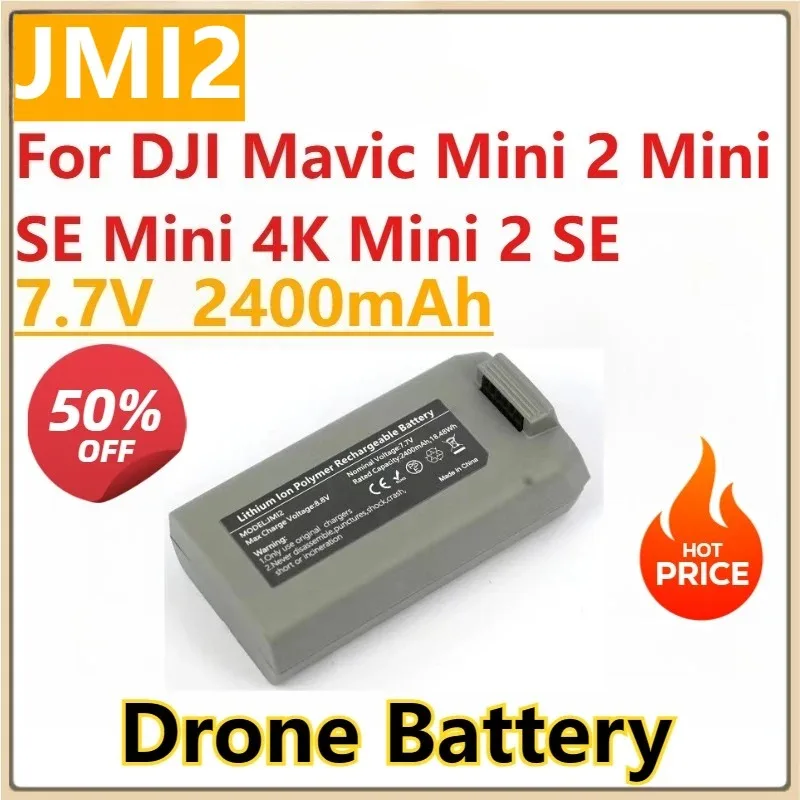 

For 7.7V 2400mAh for DJI Mavic Mini 2 SE 4K Battery Hub Mini 2 Intelligent Flight Batteries