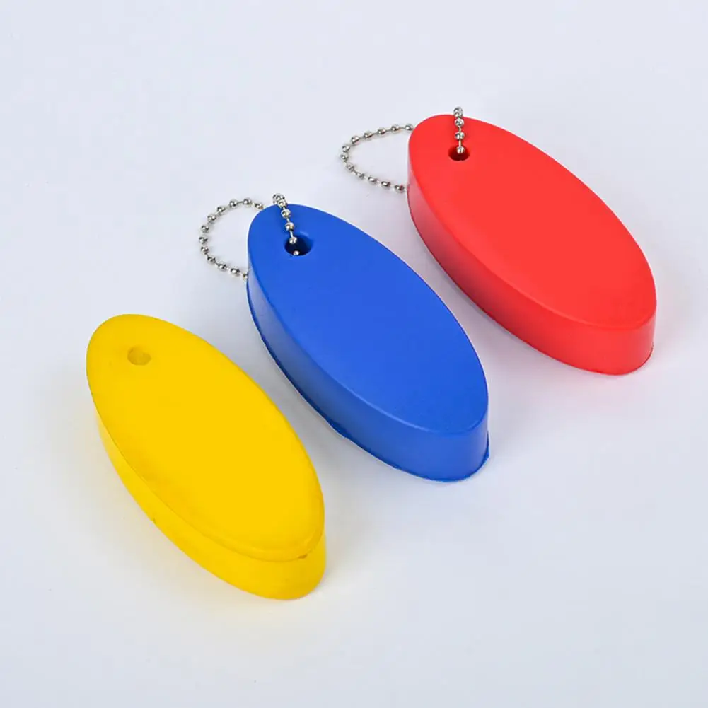 Floating Keyring Waterproof Foam Boat Kayak Floating Keyring Fender Buoyant Key Ring Fishing Driving Swimming Safe Keychain