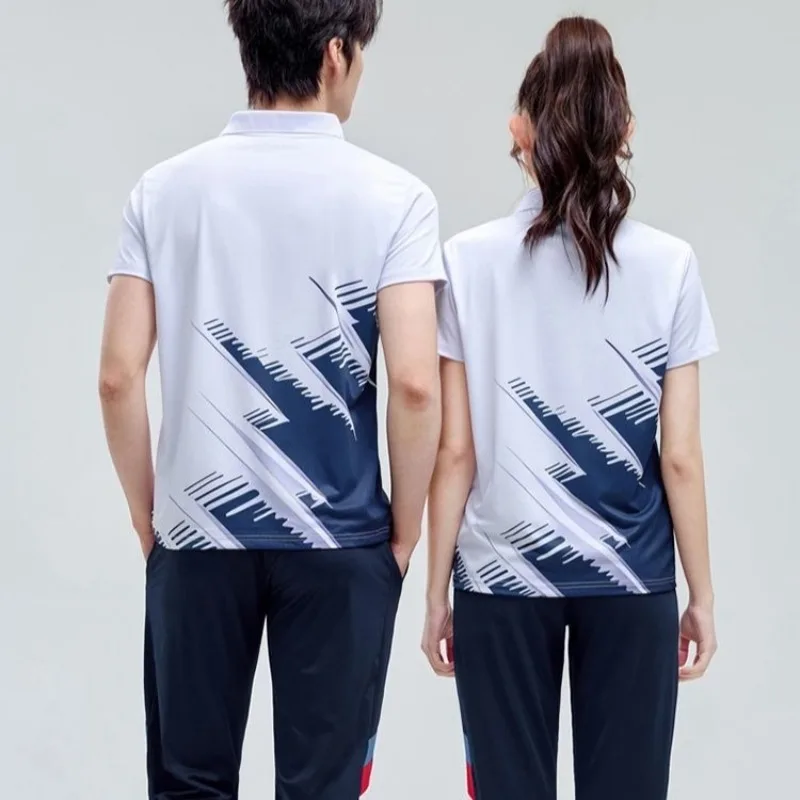 

Летняя униформа для команды по фитнесу и аэробике, комплект спортивной одежды для пар с короткими рукавами для мужчин и женщин