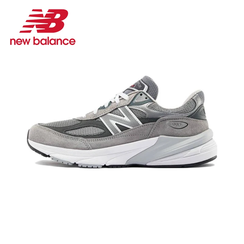 

Original New Balance NB 990 V6 Trend Vintage Fabric Leather Shock Absorption Casual Running Shoes Unisex Sneakers M990GL6