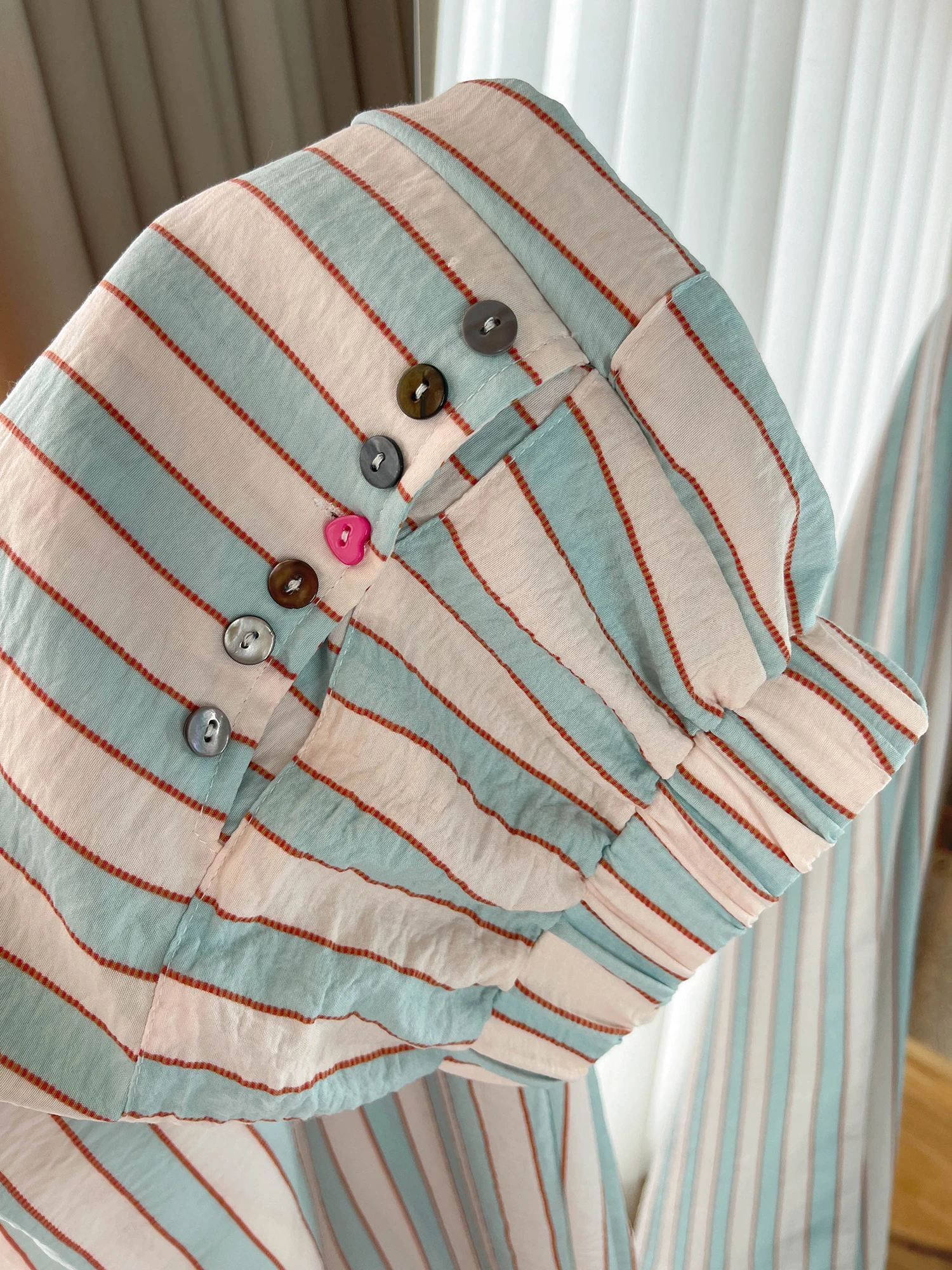 Pantalones de dormir a rayas para Mujer, ropa de dormir informal holgada, transpirable, pantalones largos, fáciles de combinar, Ulzzang, Verano