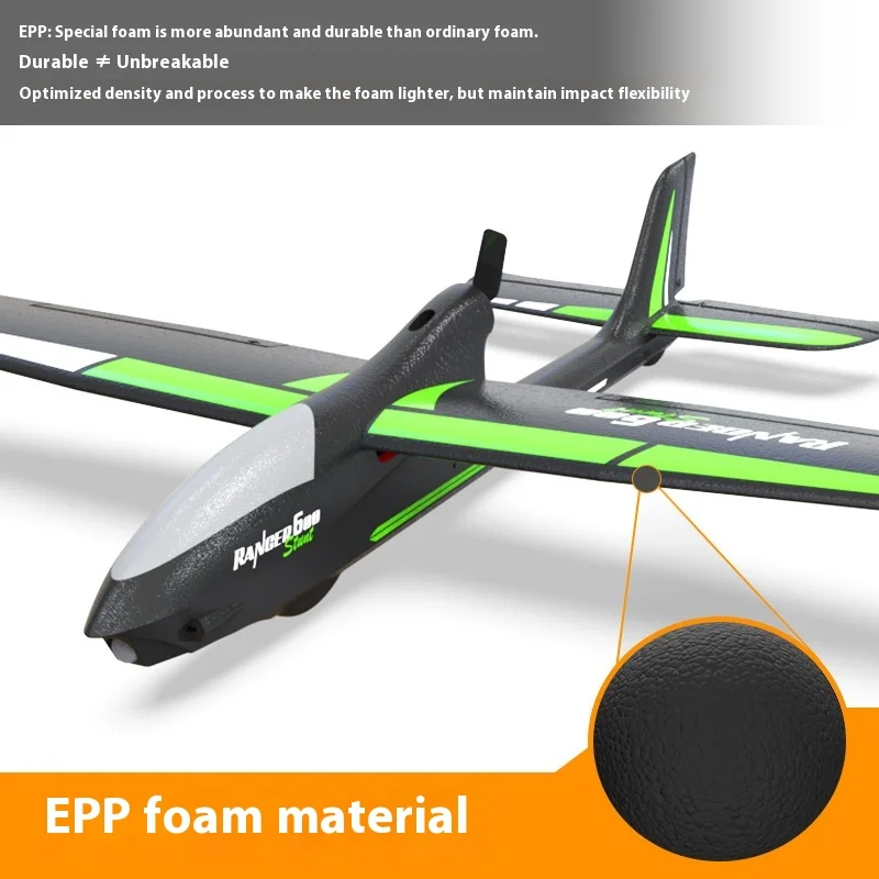 Orlans Modelo de avión con control remoto Planeador con control remoto Guía para principiantes Airc con control remoto de ala fija de cuatro canales