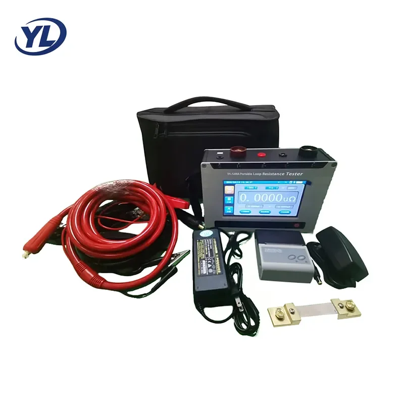 ZYL-S200A 200A Contact Resistance Tester Loop Resistance Tester Handheld Micro Ohmmeter for Circuit Breaker Switch Testing