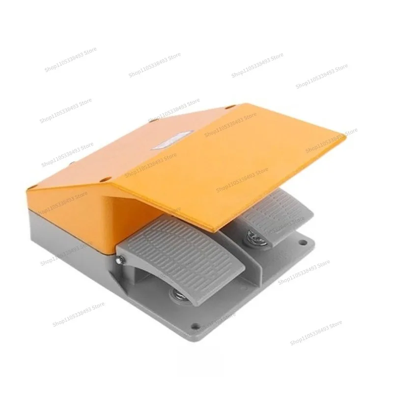 For Foot Switch YDT1-18/15 16 Double Pedal Aluminum Shell Silver Dot Bending Machine Shearing Machine Up and Down