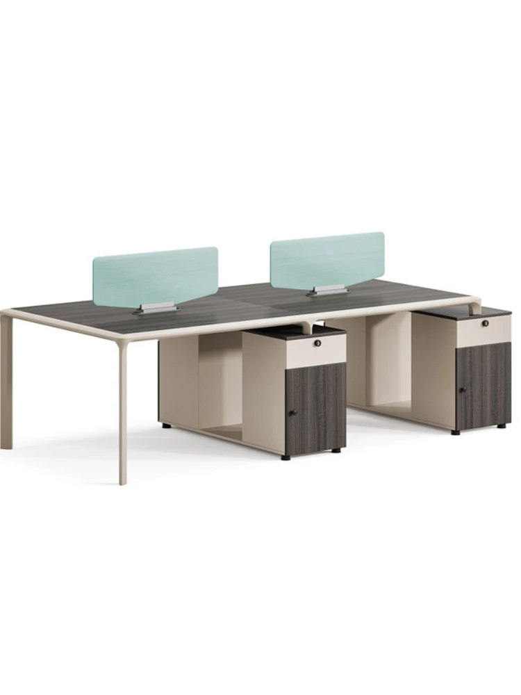 Office Desk Staff Desk Financial Desk Four-Person Six-Person Combination Computer Table Station