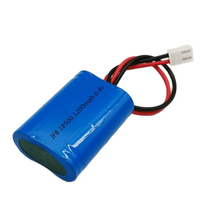 IFR18500 1000mAh 6.4V batteria al litio ferro fosfato alimentazione di emergenza