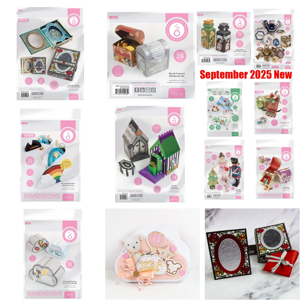 

Macabre Mausoleum Metal Cutting Dies for DIY Scrapbooking Craft Handmade Photo Album Gift Box Collection 2025 September New