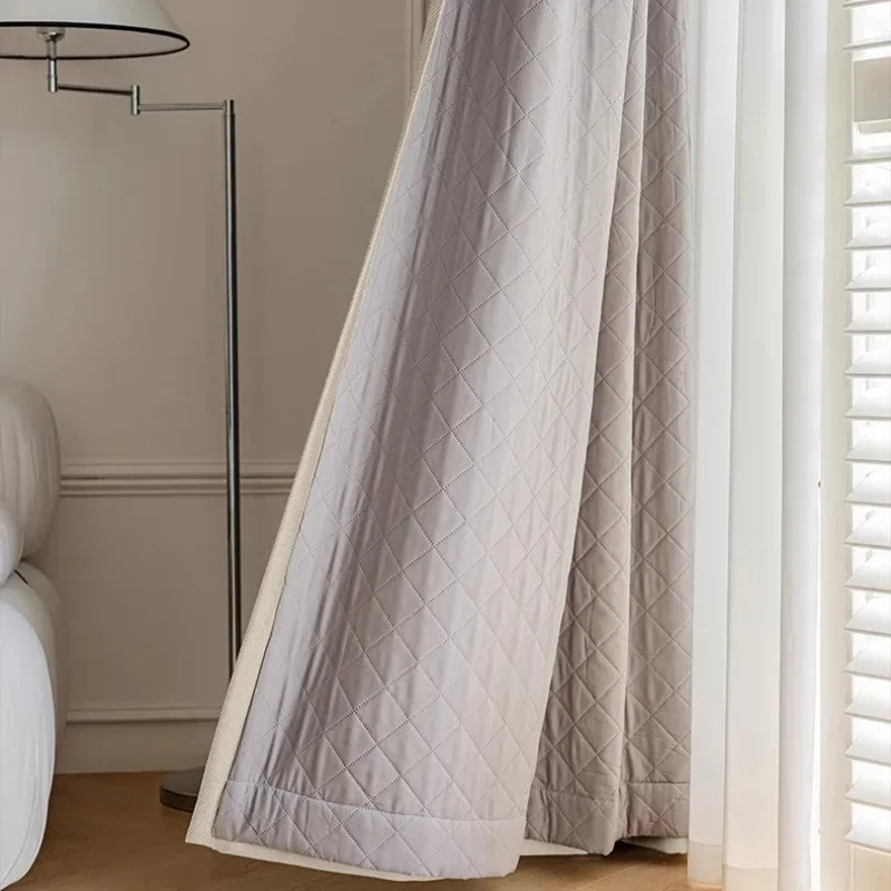 

Custom Size Luxury Professional Road Sound Absorption Noise Reduction Curtains for Living Room Bedroom Dining White Tulle