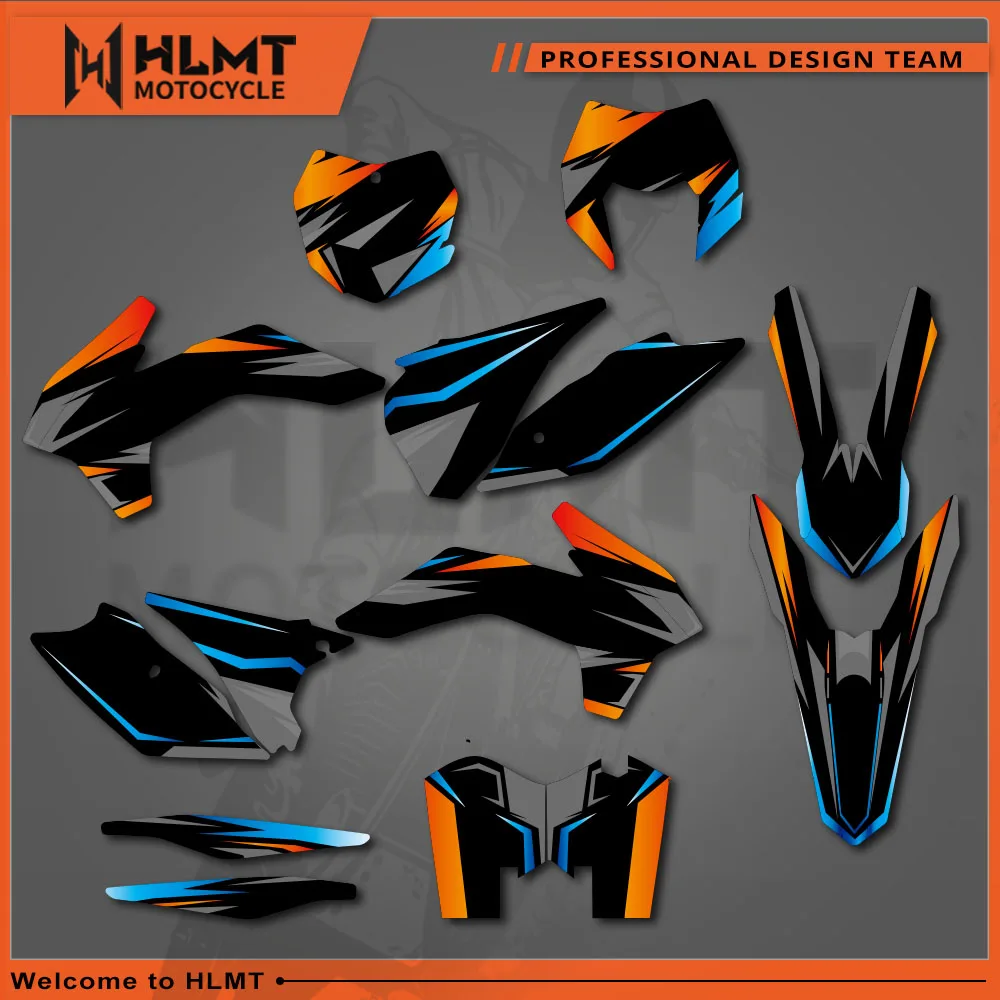 

HLMT New Stickers Graphics Decals kits For KTM EXC EXCF XCW 2014- 2016 125-200 250 300 350 450-500 SX SXF 2013-2015