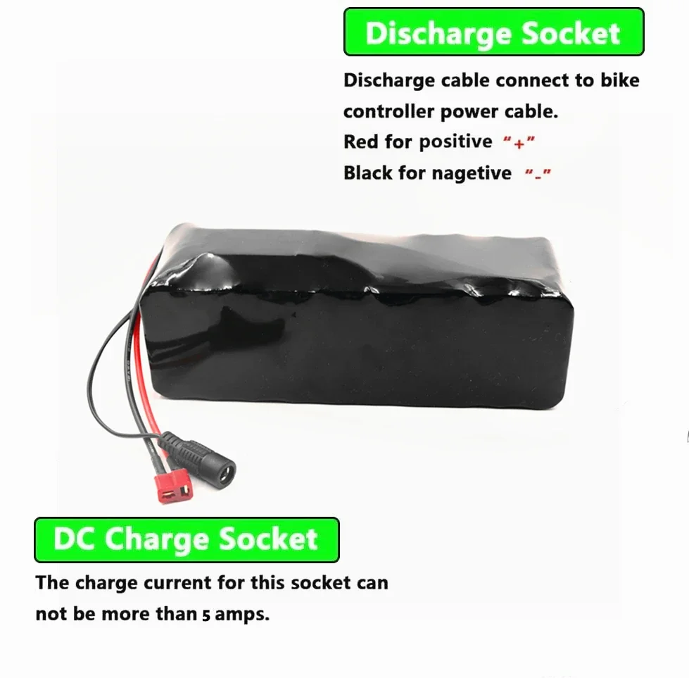 Aleahiedra-batería de iones de litio para bicicleta eléctrica, kit de conversión de 250w bafang, 350w, 500w y cargador XT60 y enchufe T, 36v, 10ah, 8ah, 6Ah