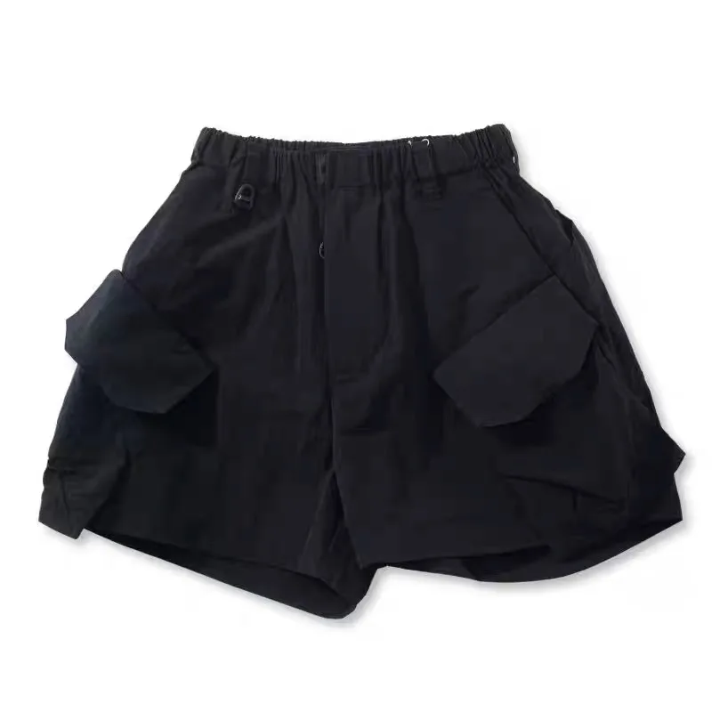 

2025 New Comfy Waterproof Outdoor Five-ket orts Loose Fit Casual Straight Leg Pants Youth Summer Faion Pure Color