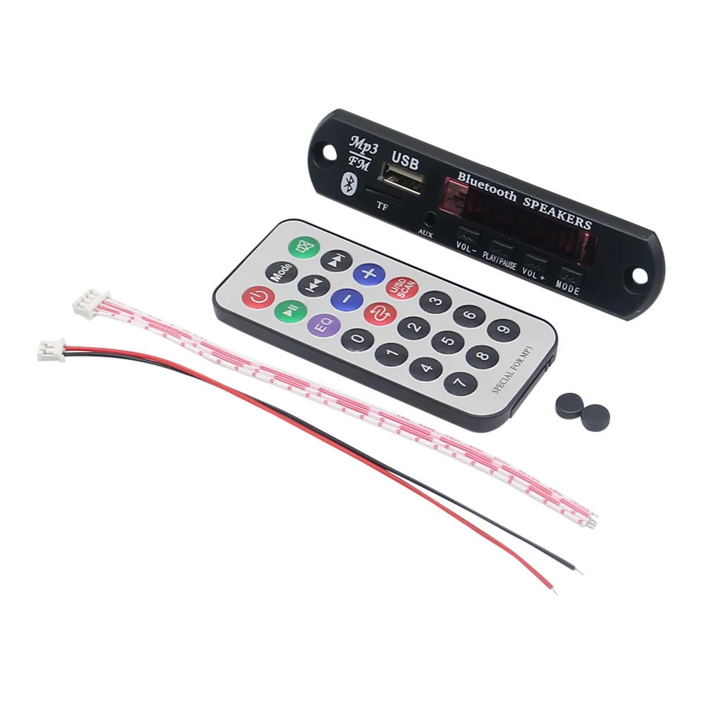 Bluetooth 5.0 5/12V MP3 WMA MAV Decoder Board Wireless Audio Module USB FLAC/APE music Player Radio with Remote Control