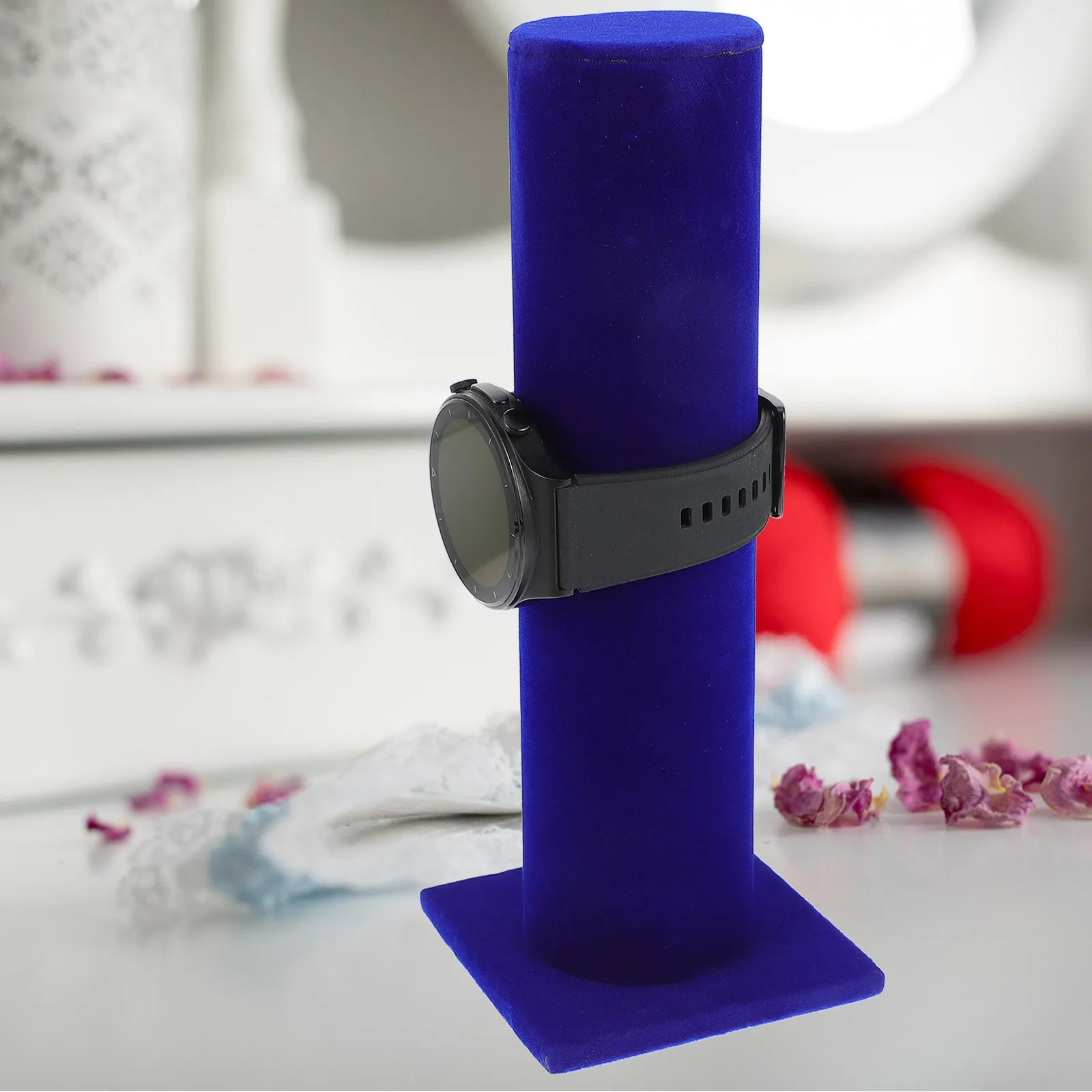 

Подставка для украшений, вертикальная, в форме башни, для часов, браслетов, резинок для волос, органайзер, вертикальная подставка для украшений (1 шт.)