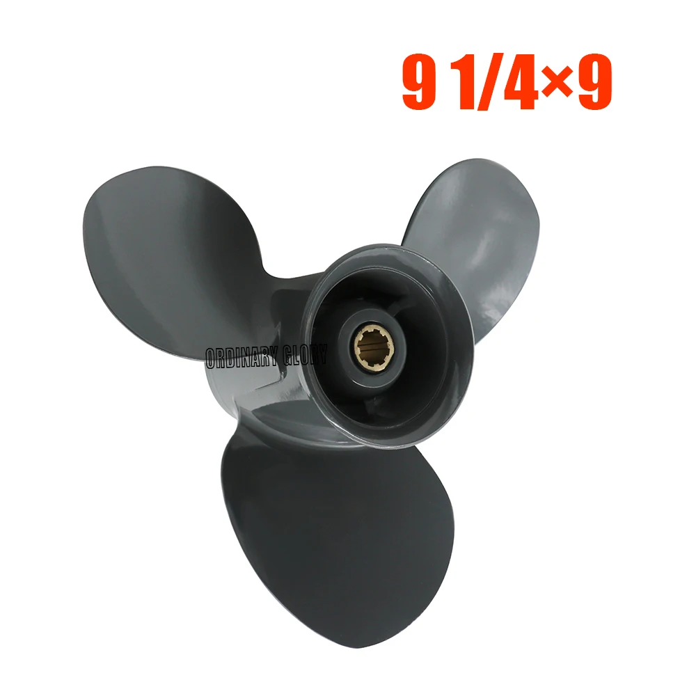 Propeller For Honda Outboard Motor 8HP 9.9HP 10HP 15HP 20HP 9 1/4*9 Boat Motor Aluminum Alloy Screw 58130-ZV4-009AH