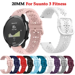 20mm Silicone Straps For Suunto 3 Fitness Bracelet Soft Replacement Bands For Polar Ignite/2/3/Unite Wristband Correa