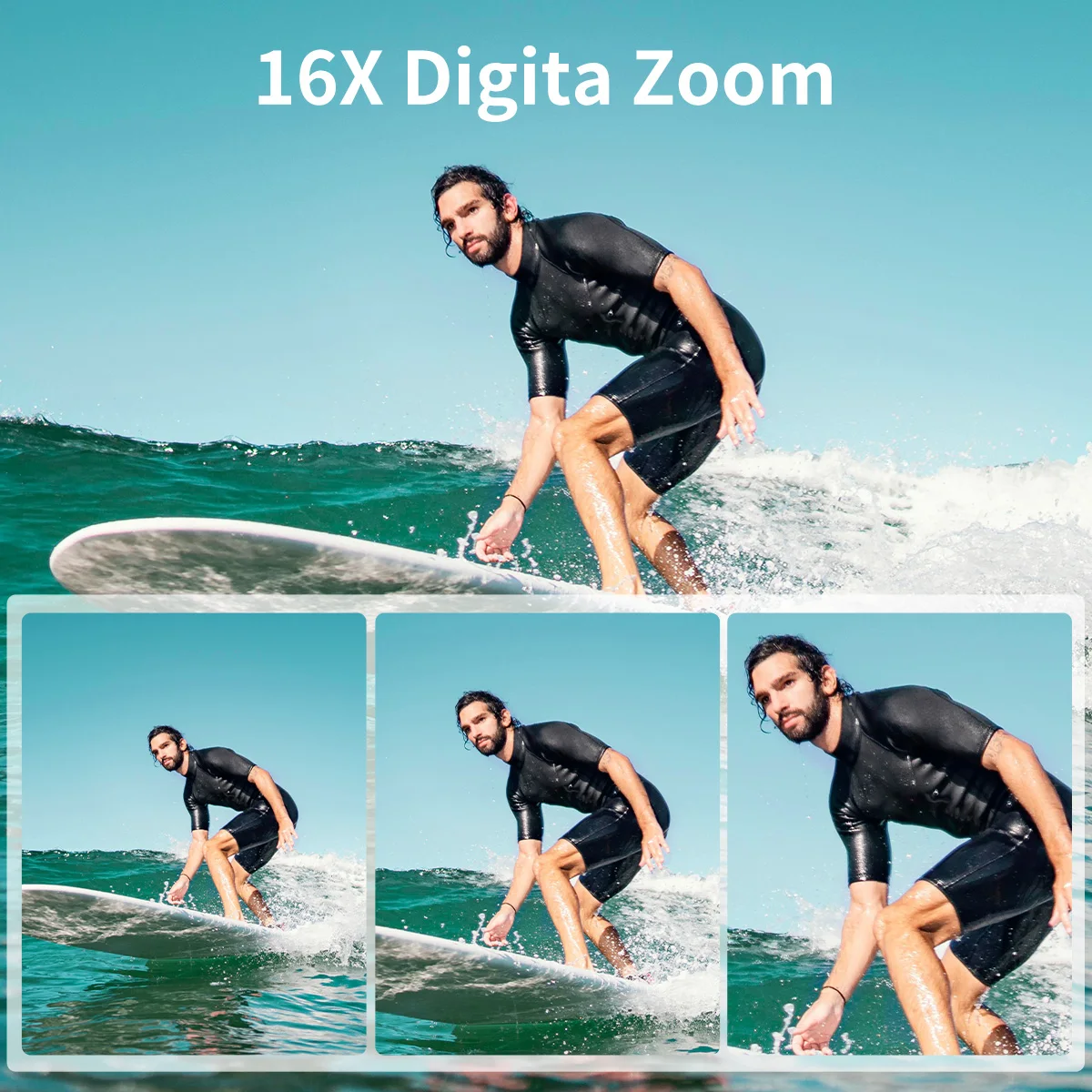 

2026unique 4K Подводная камера 56MP UHD Видео 16-кратный цифровой зум Встряхивание Автофокус 2,7-дюймовый HD-экран для подводного плавания Дайвинг a