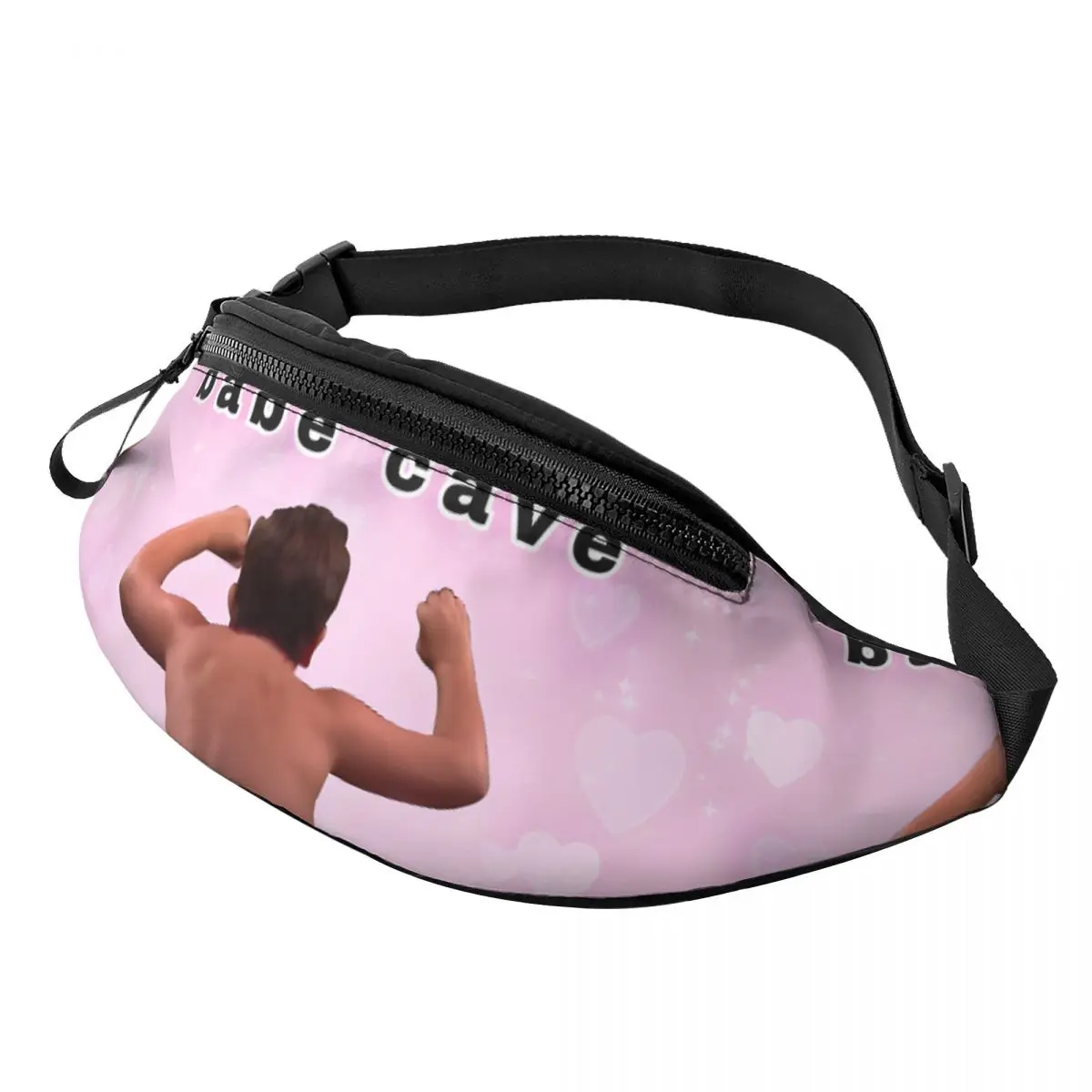 

Gibby Babe Cave Printed Waist Bags Icarly Unisex Fanny Pack Fashion Sport Banana Bags Belt Pouch