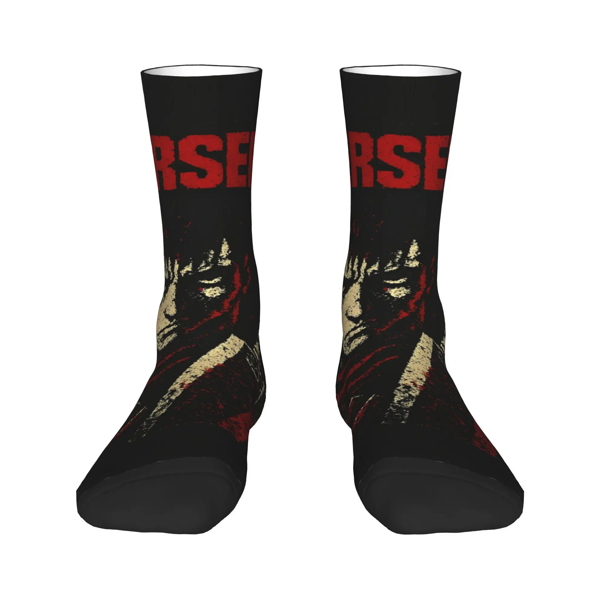 أنيمي B-bererks الجوارب الجرافيك جوارب المضادة للانزلاق الرجال الجوارب عالية الجودة الخريف خمر الجري الجوارب