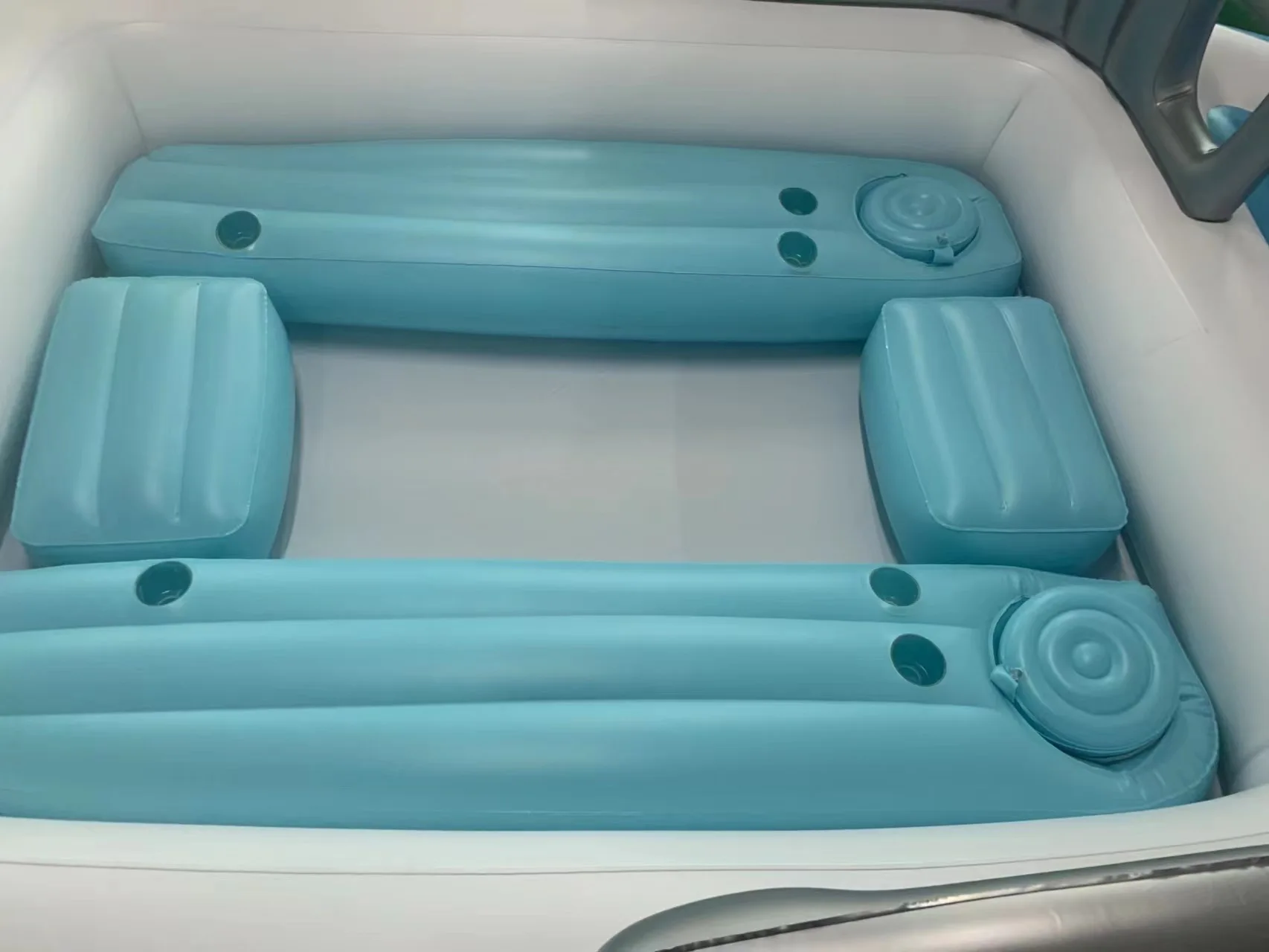 2023  New  huge inflatable product colored boat on an inflatable pool float for swimming pool/inflatable large toys float image 6