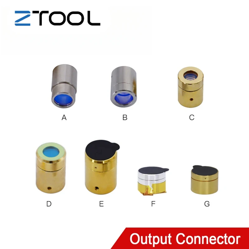

Raycus Output Connector Protective Lens Group QBH Proterctive Windows 0-15kW for Raycus Fiber Laser Source Cable