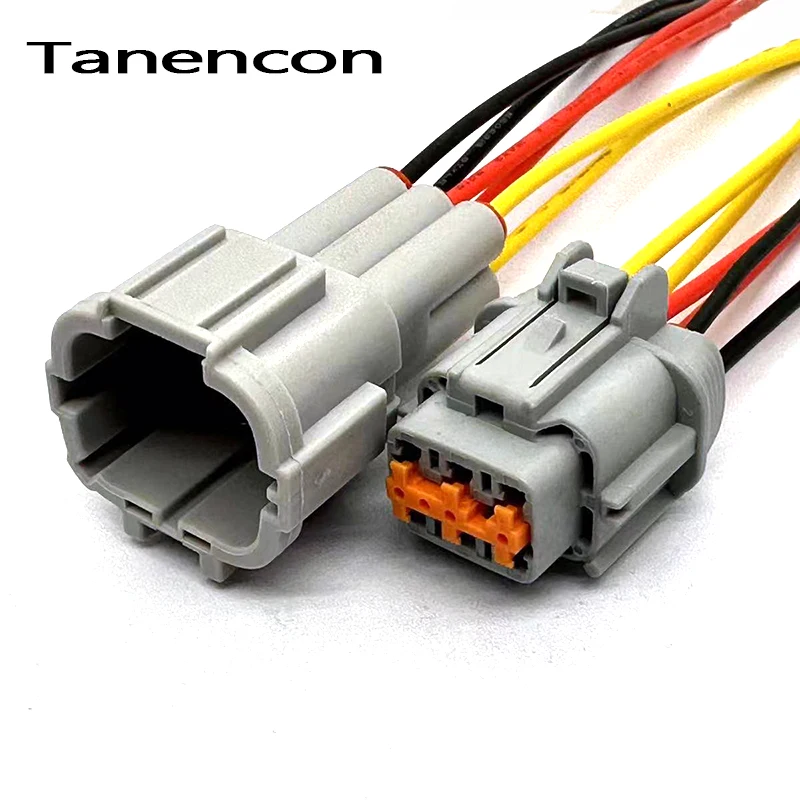 1 Set 6 Pin 6185-1175 Automotive Electrical Headlight Socket Light Lamp Connector For Nissan Teana PB291-06127 PB291-06127