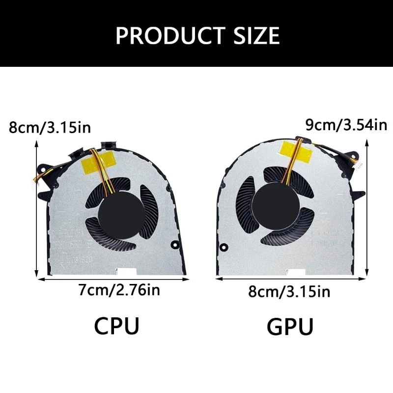 Quality GPU Cooling Fan For Legion Y540P Y545 Y7000P2019 FKTY FKU0 Laptop