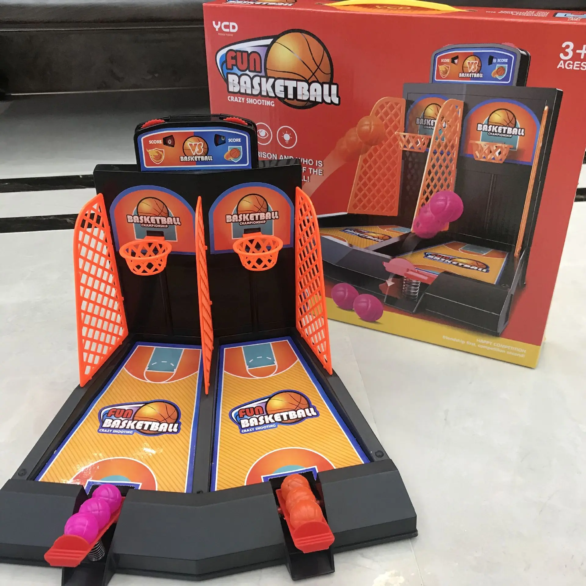 

Two-person Board Game Finger Ejection Basketball Court Boys and Girls Desktop Interactive Shooting Game Educational Toys