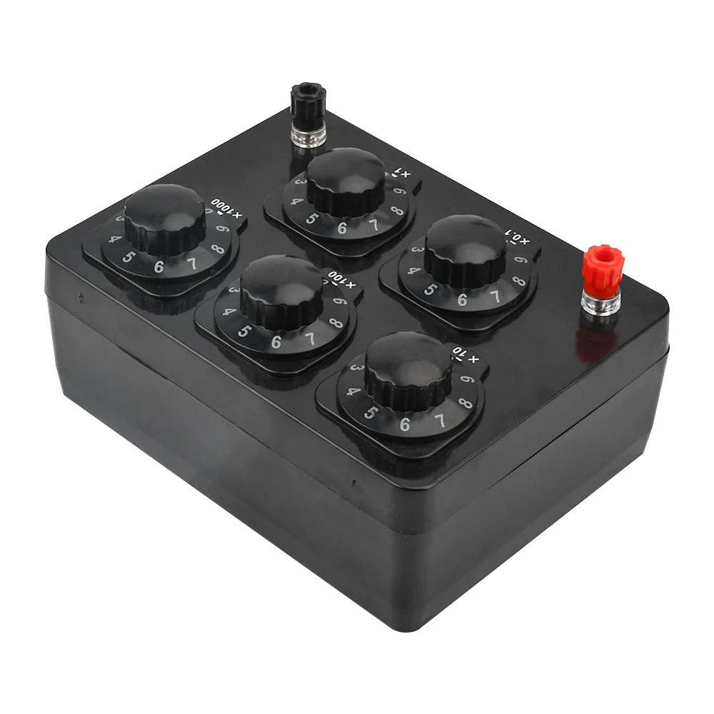 Widerstands kasten 0-9999,9 Ohm Einstellbare Labor-Widerstand-Substitution sbox Präzision 1W variabler Knopfschalter-Dekaden-Boxen – Detail 6