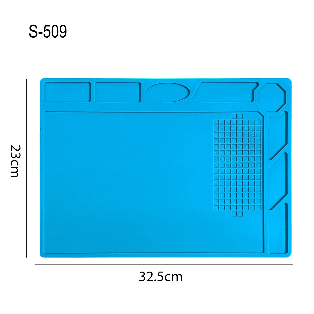 Silikon Antistatische Lötstation-Matte Hitzebeständige Isoliermatte Lötstation-Kit Reparaturunterlage Wartungsplattform – Detail 9