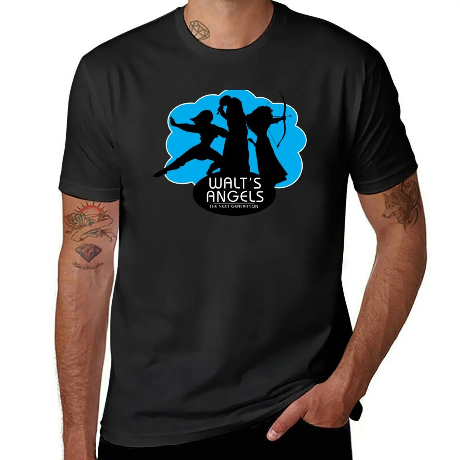 

Walt's Angels T-Shirt oversized tops plus sizes men t shirts