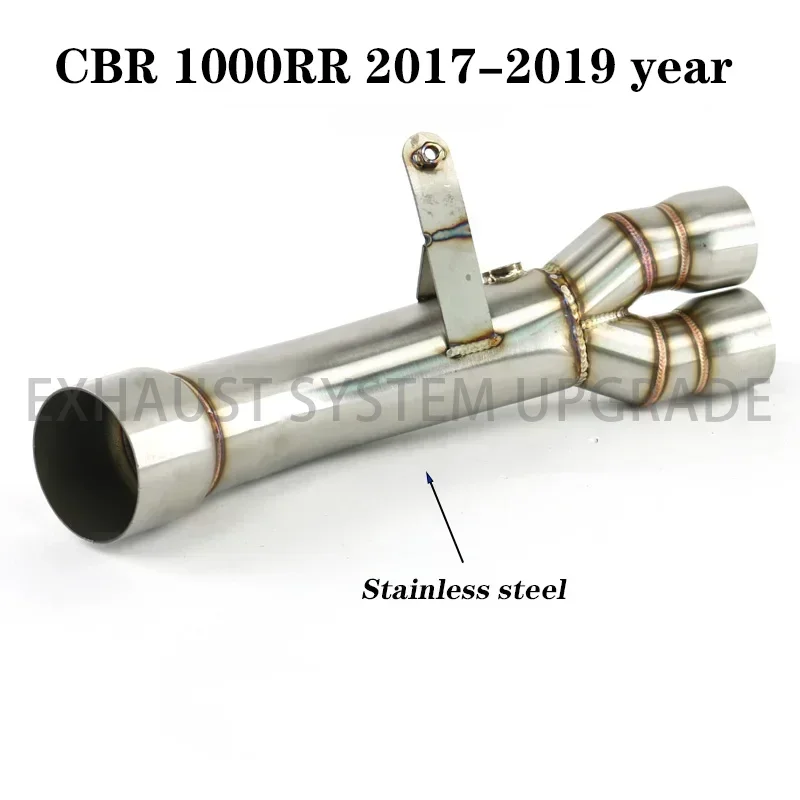 For Honda CBR1000RR 2017-2019 Years CBR1000RR CBR 1000 RR 17 18 19 Years Motorcycle Exhaust Muffler  Mid Link Pipe