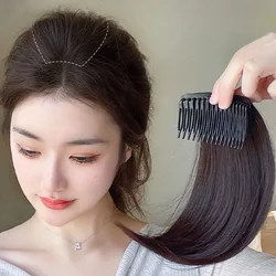 Natural Invisible Seamless Wig Pad Upgrade Fluffy Insert Comb Hair Volume Cushion Clips Root Pad Wig Top Cover Hair Styling Tool