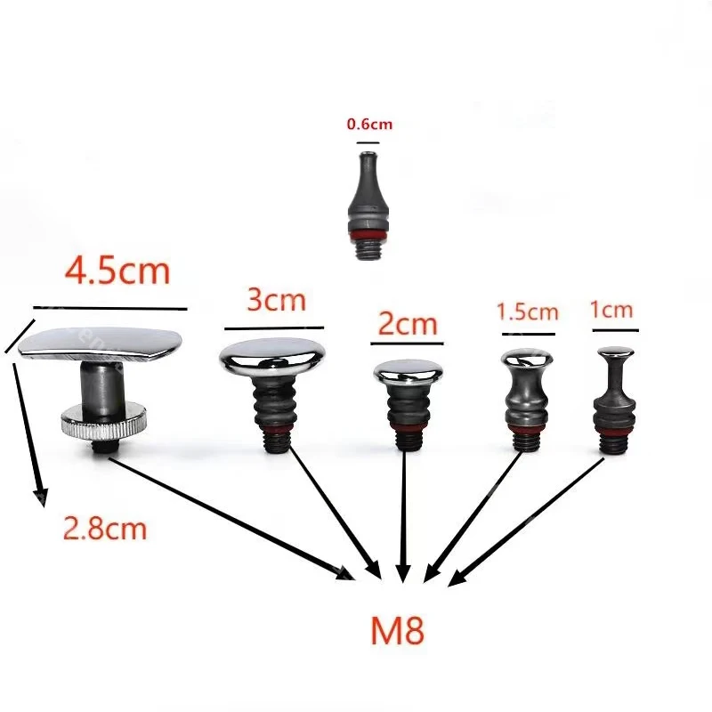 New type of car dent repair hammer head dent maintenance M8 wire tooth hammer head leveling and fine trimming carbon steel sheet