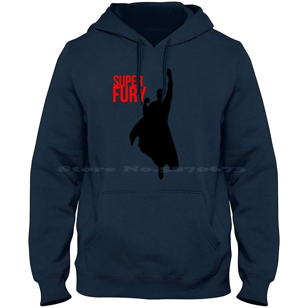 

Футболка с капюшоном Super Fury из 100% чистого хлопка Super Fury Challenger Champion Hero Fighter Super Boxing Super Kick Fly Kick Retro